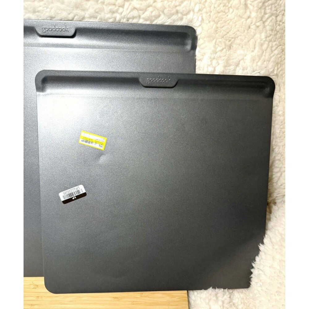 Good Cook AirPerfect 2Pk Nonstick Insulated Cookie Sheet Set Large 16x14 Gray - Picture 4 of 7